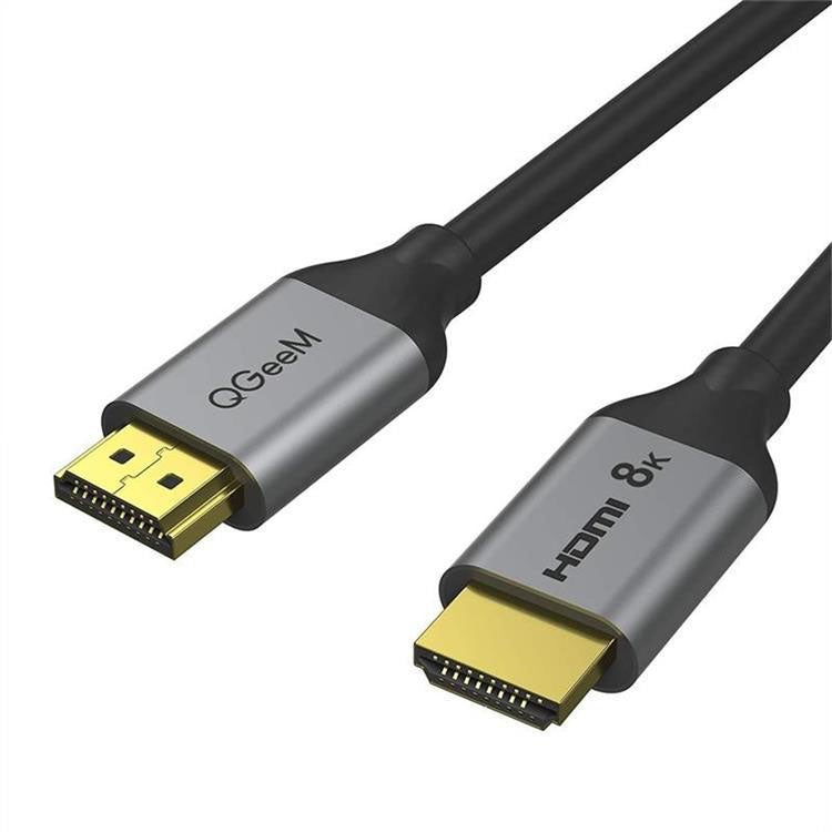 QGeeM QG-AV17 Cavo di connessione da HDMI a HDMI Supporto 8K e 60Hz, 1m Length, 1.8m Length, 3m Length, 4.5m Length QGeeM QG-AV17 Cavo di connessione da HDMI a HDMI Supporto 8K e 60Hz, 1m Length, 1.8m Length, 3m Length, 4.5m Length